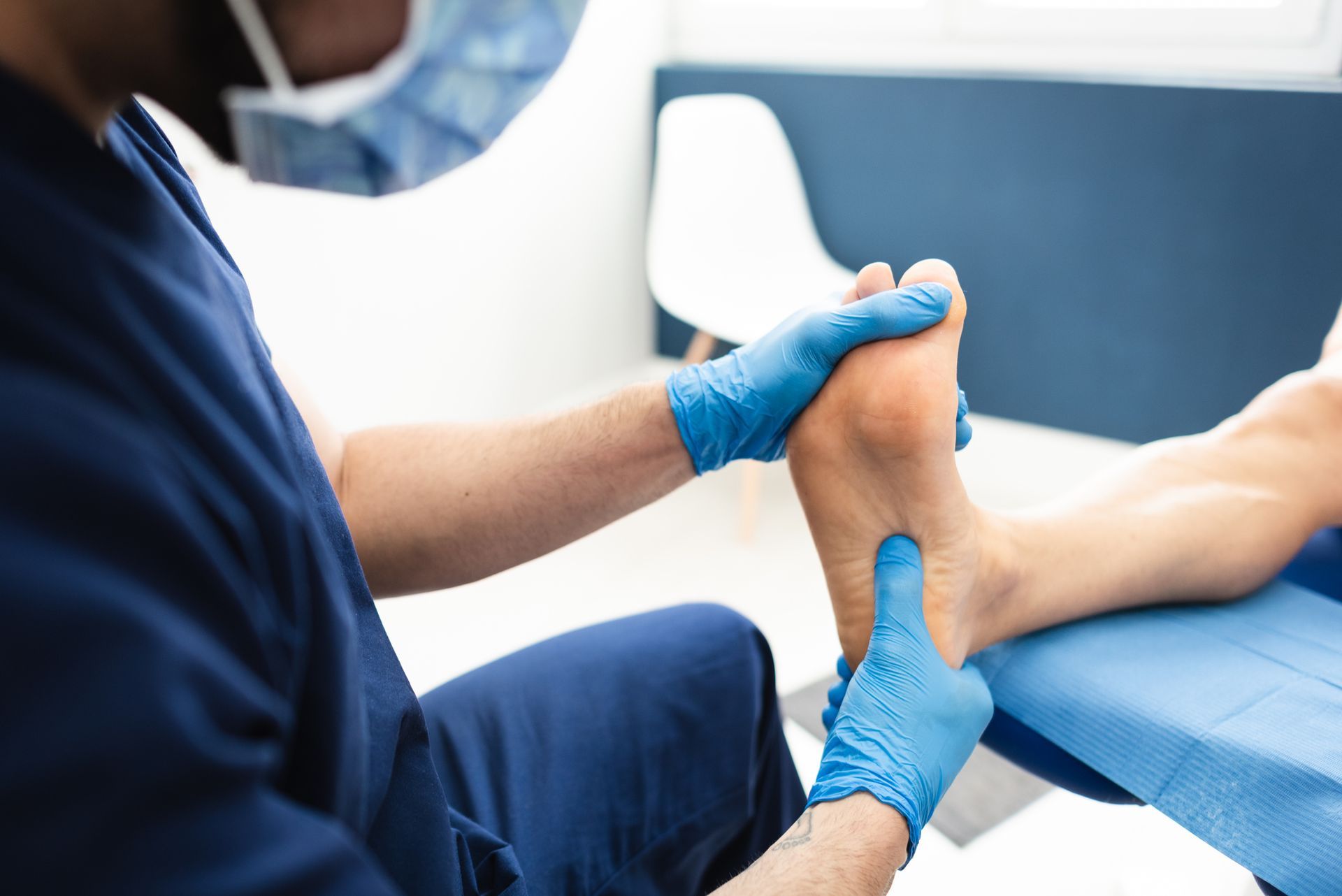 Foot Care — Inside Foot Clinic Room in Lake Zurich, IL Foot Care — Inside Foot Clinic Room in Lake Zurich, IL