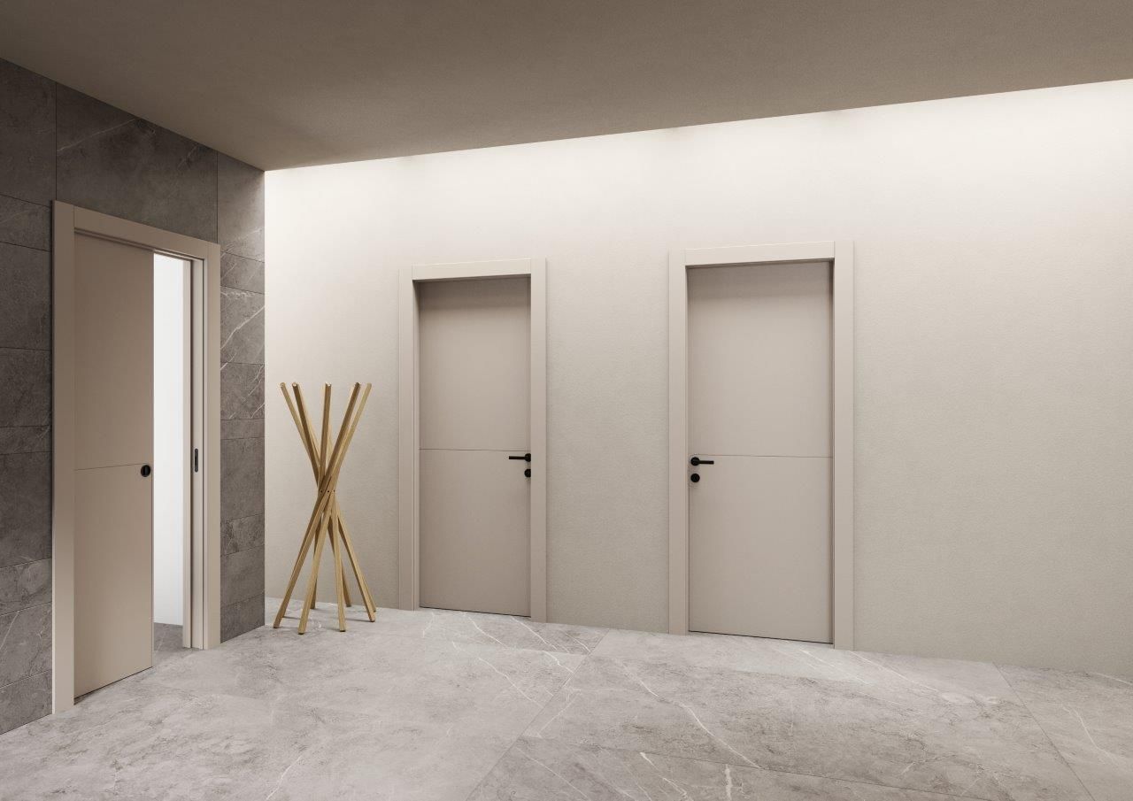 Porte per interni a Pordenone in legno dallo stile minimal