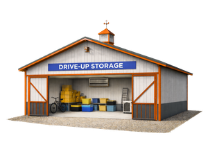drive up sorage units pole barns
