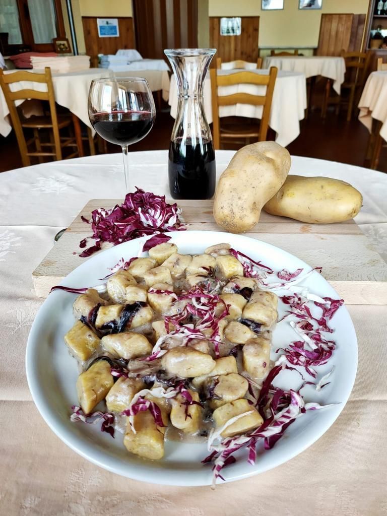 gnocchi al radicchio