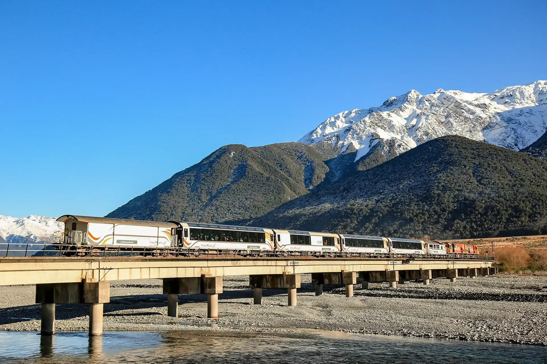 South Island Train Tours in New Zealand