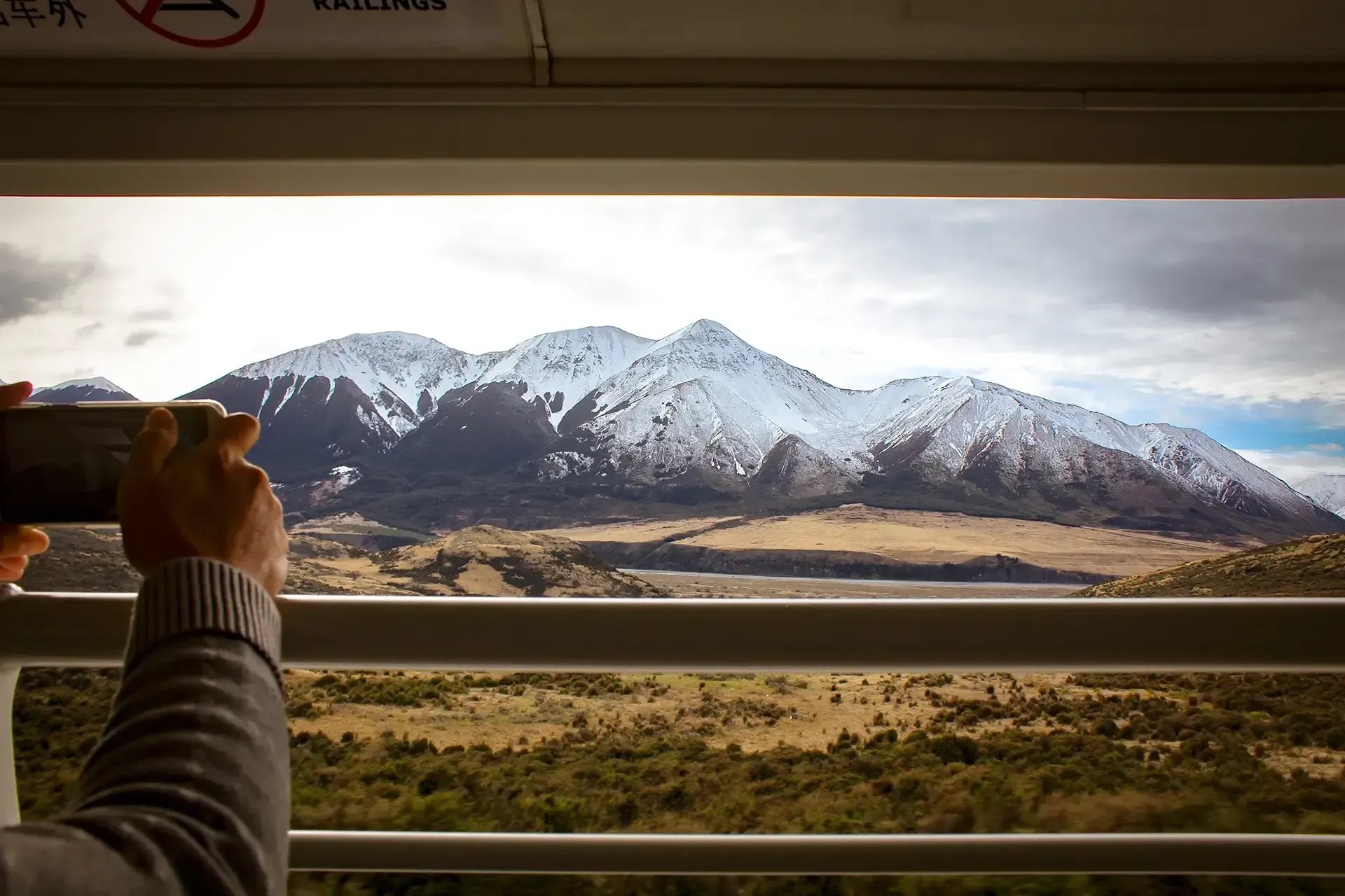 South Island Train Tours in New Zealand