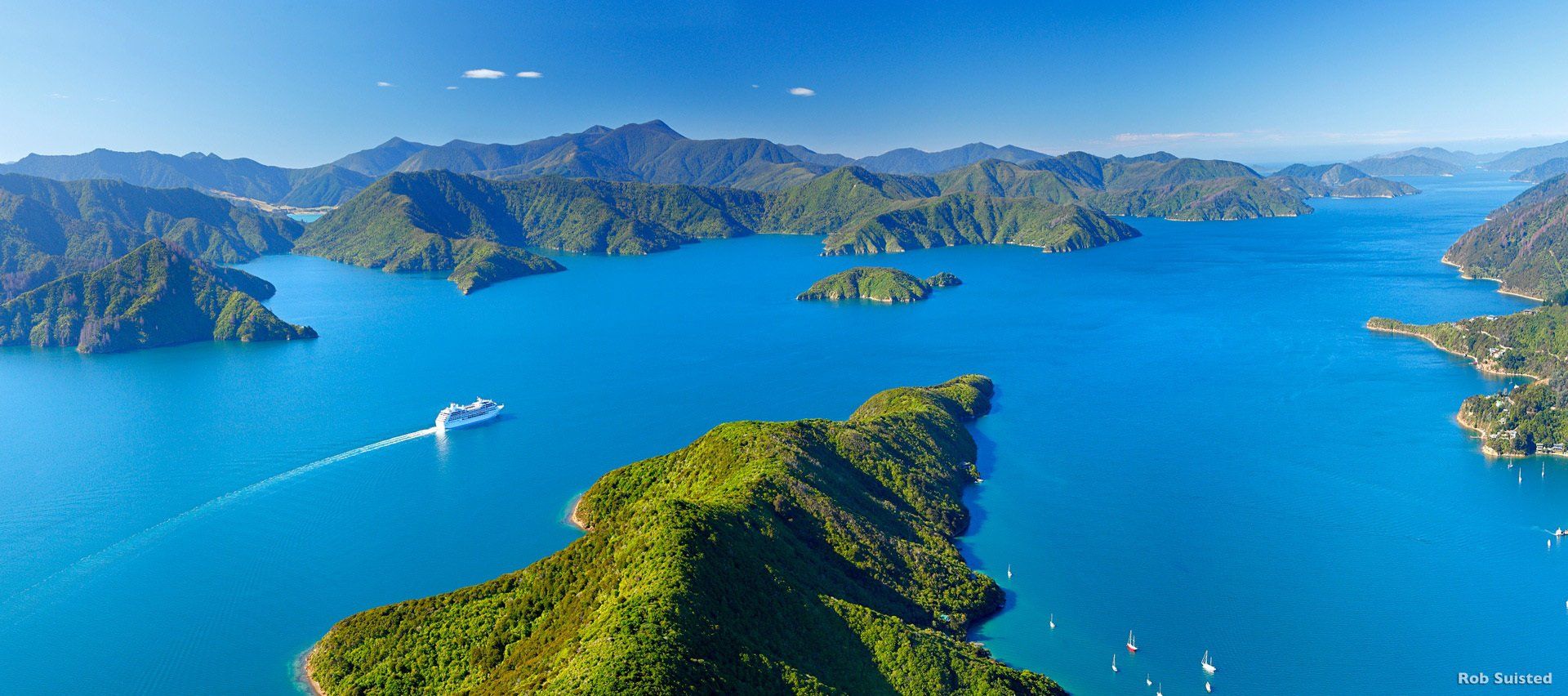 Marlborough Sounds Image supplied by a passenger from a previous tour for the Sir Edmund Hillary Explorer