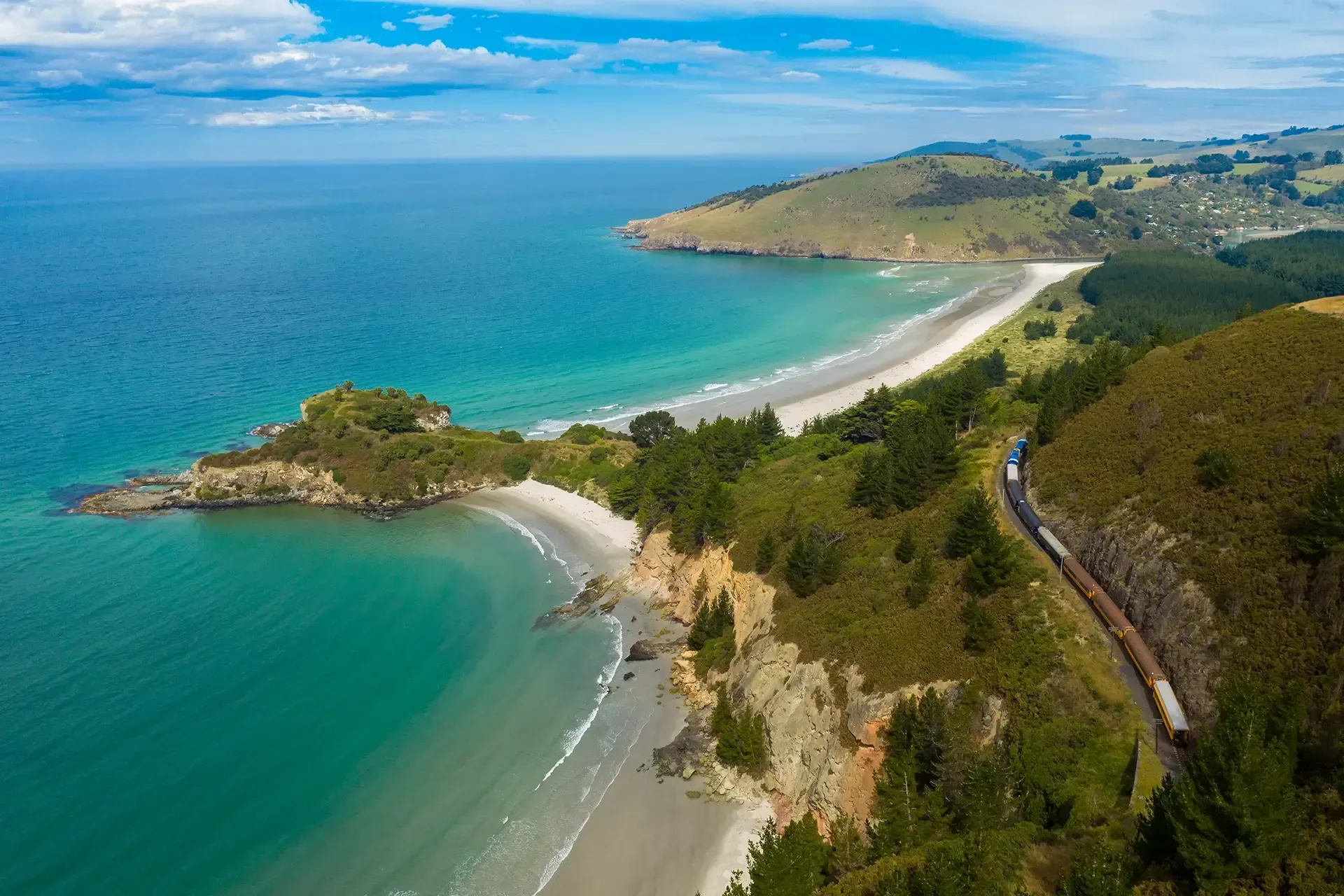 South Island Train Tours in New Zealand