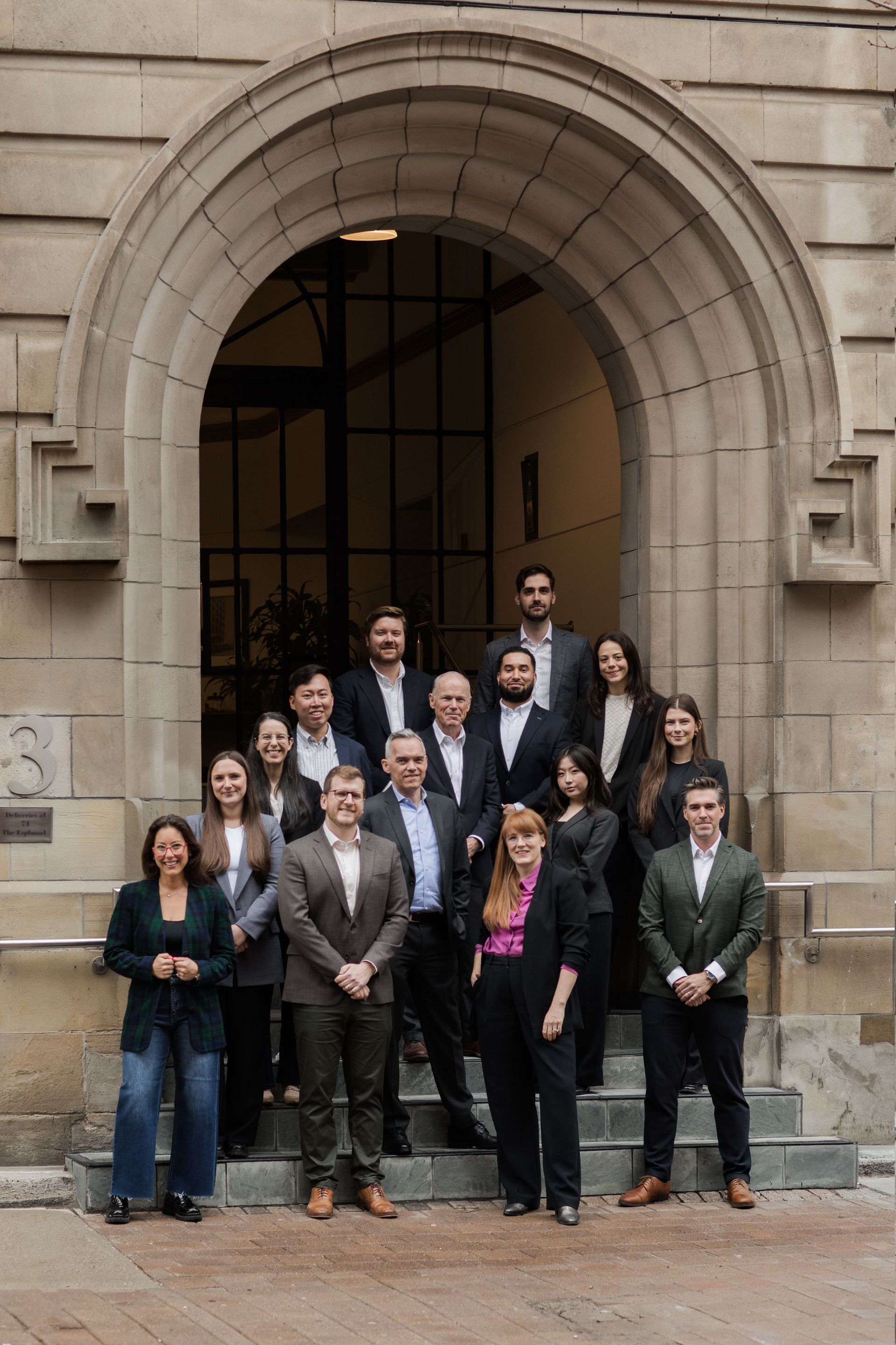  Image of NBLC team infront of office in Toronto Ontario 