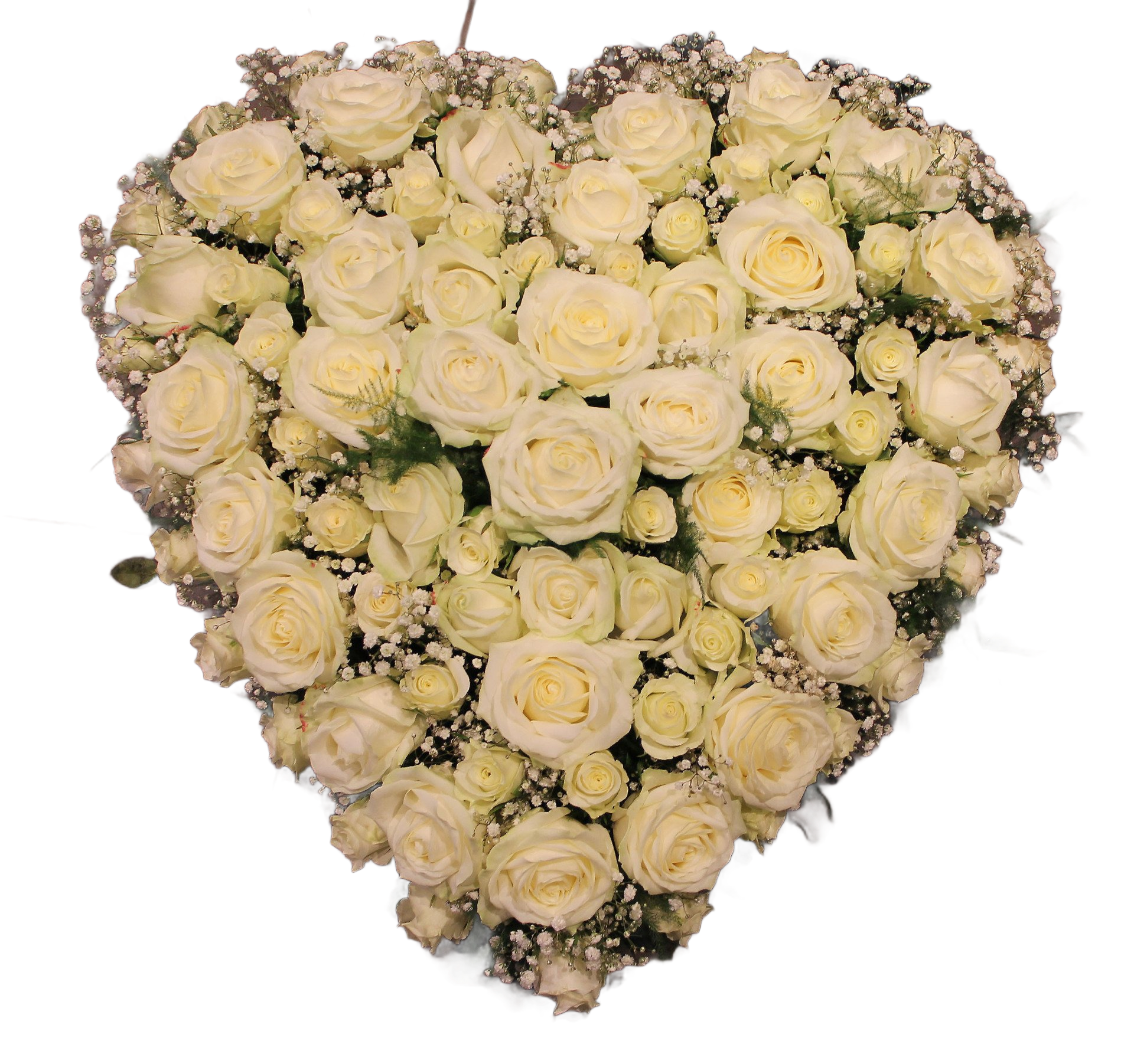 Een boeket witte bloemen van Althaea Bloemsierkunst uit Harderwijk