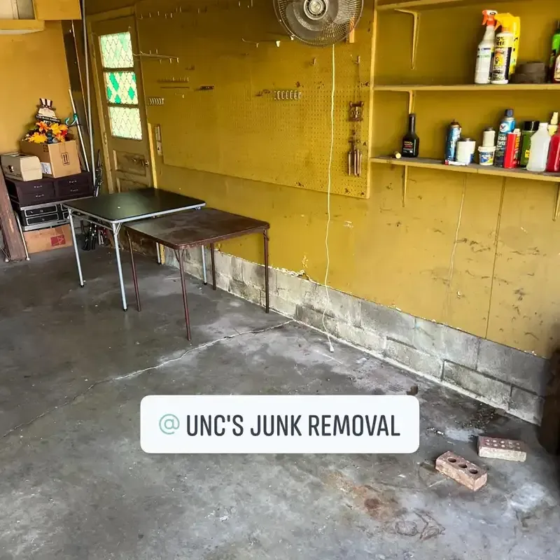 After junk removal