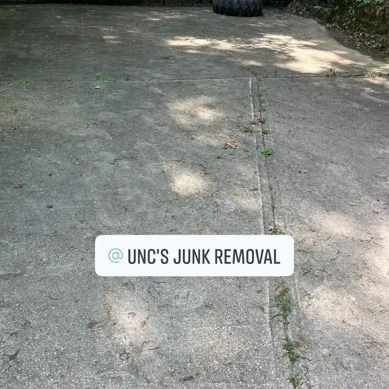 After junk removal