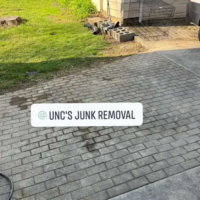 after trash removal