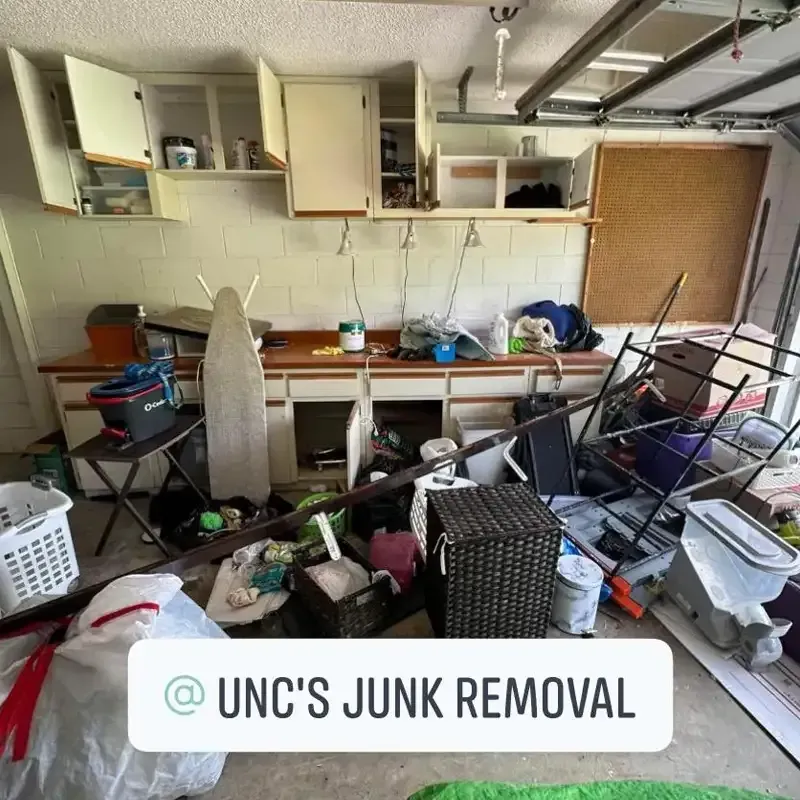 before junk removal