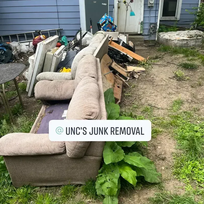 before furniture removal