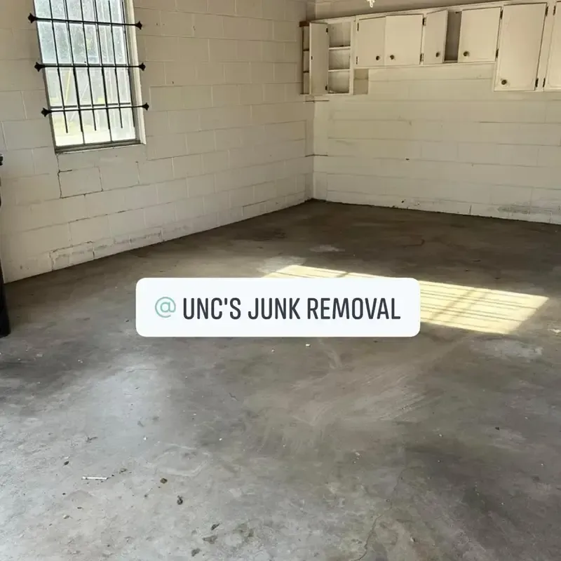 After junk removal