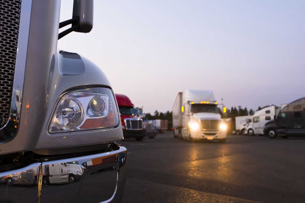 Trucks on Road — Reliable Driver Training in Darwin, NT