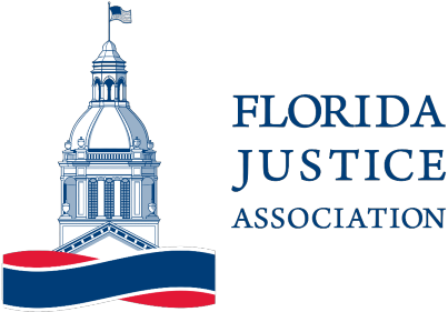 Florida Justice Association logo featuring a capitol building and text.