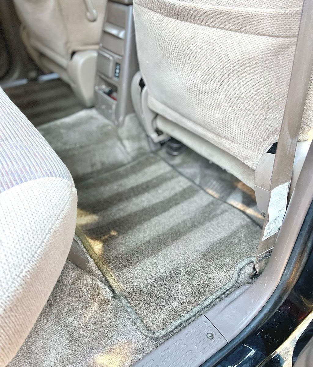 Car carpet after