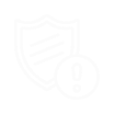 A line drawing of a shield on a white background.