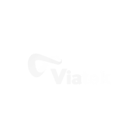 A white background with the word via on it.