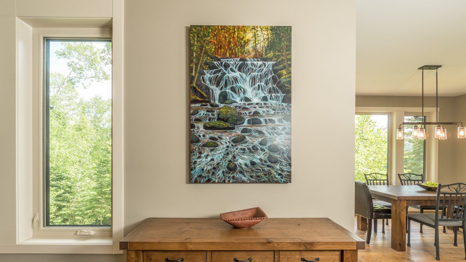 luminous visual residential interior
