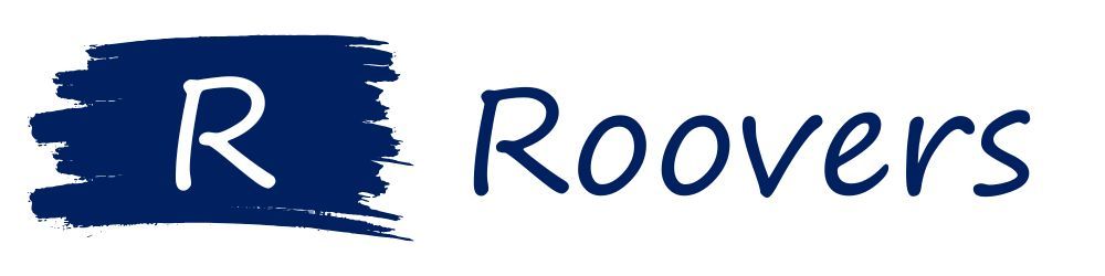 Het Roovers-logo ijn donkerblauw op witte achtergrond
