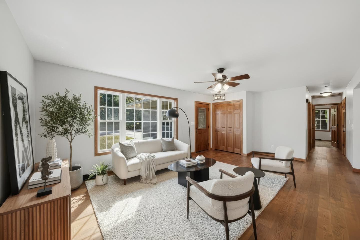 Living room after virtual staging