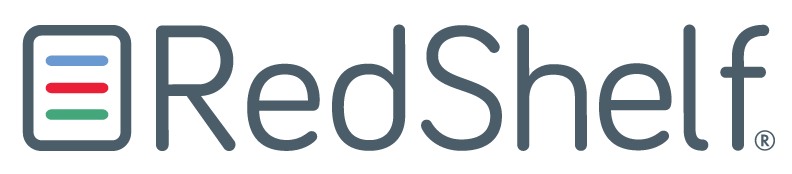 A red shelf logo on a white background.