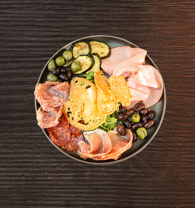 Mixed salumi plate