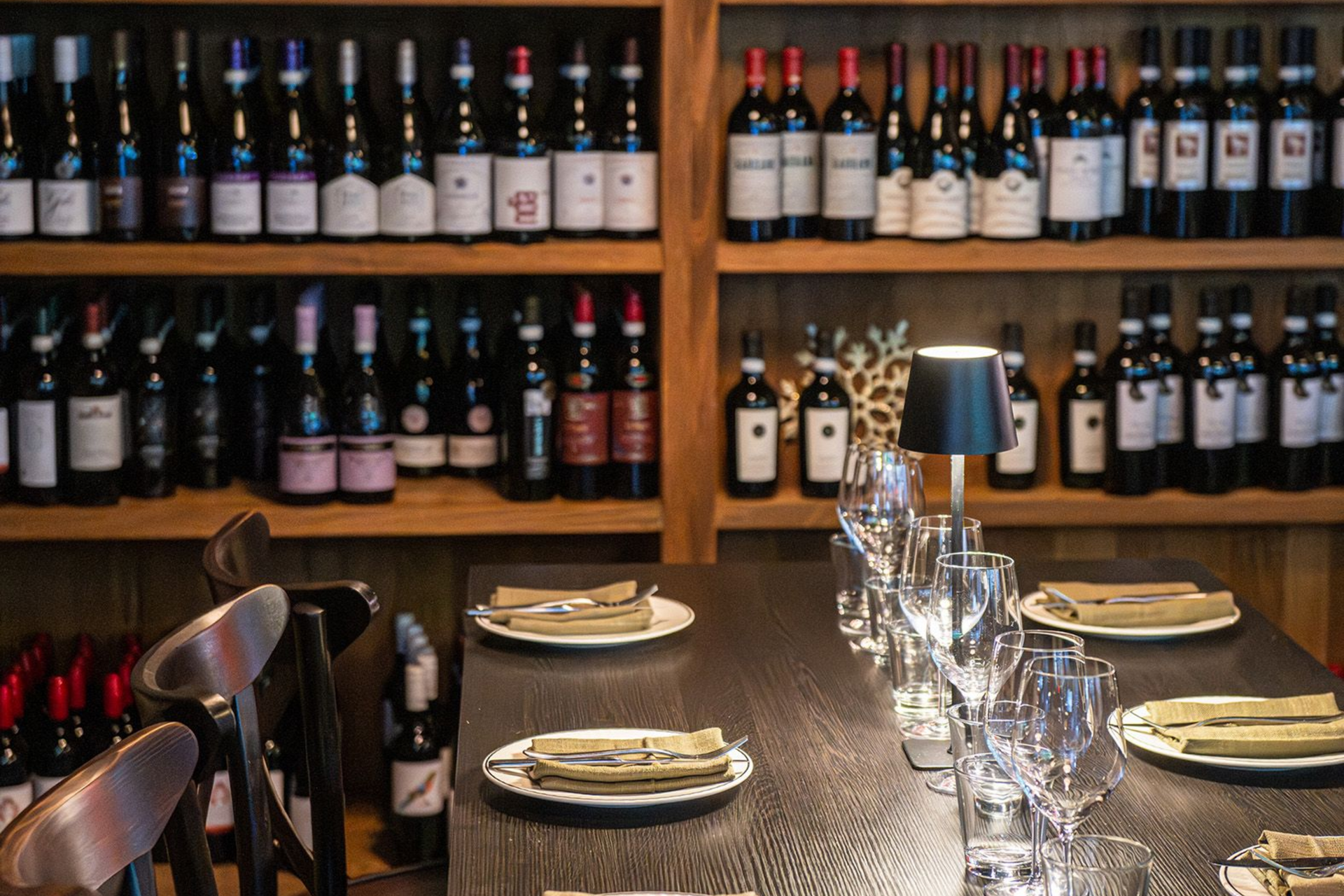 Table with an Italian feast