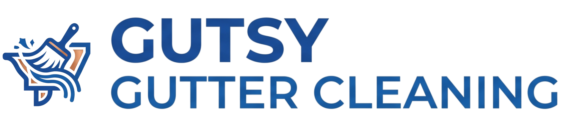 Gutter Cleaning logo for desktop header. 