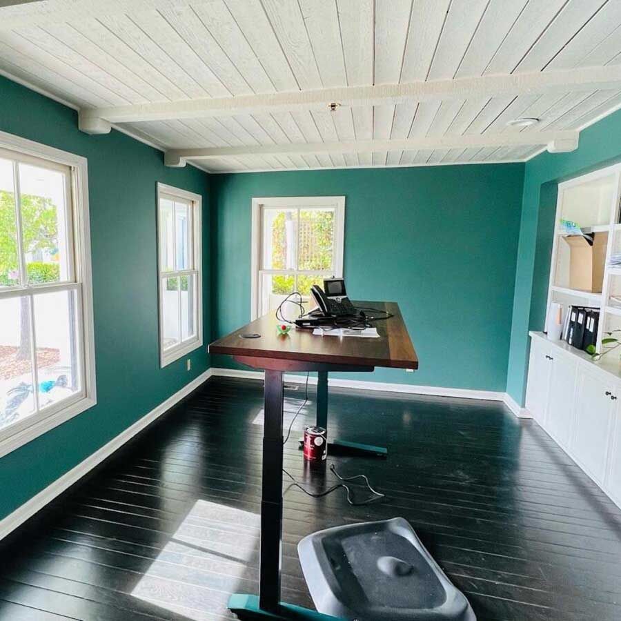 Office Room — Carmel Valley, CA — Luxury Custom Painting