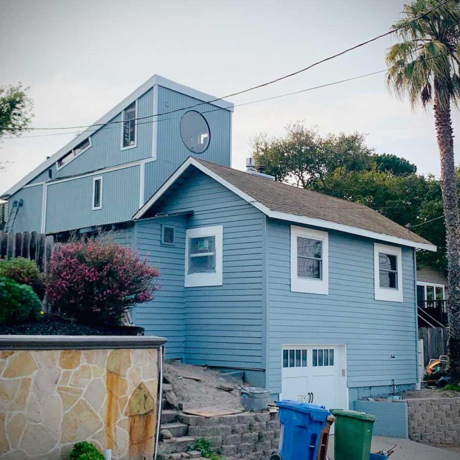 Blue House — Carmel Valley, CA — Luxury Custom Painting