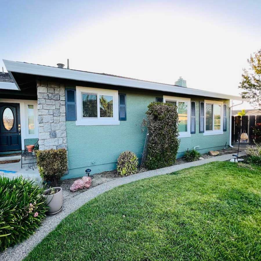 Newly Painted Siding — Carmel Valley, CA — Luxury Custom Painting
