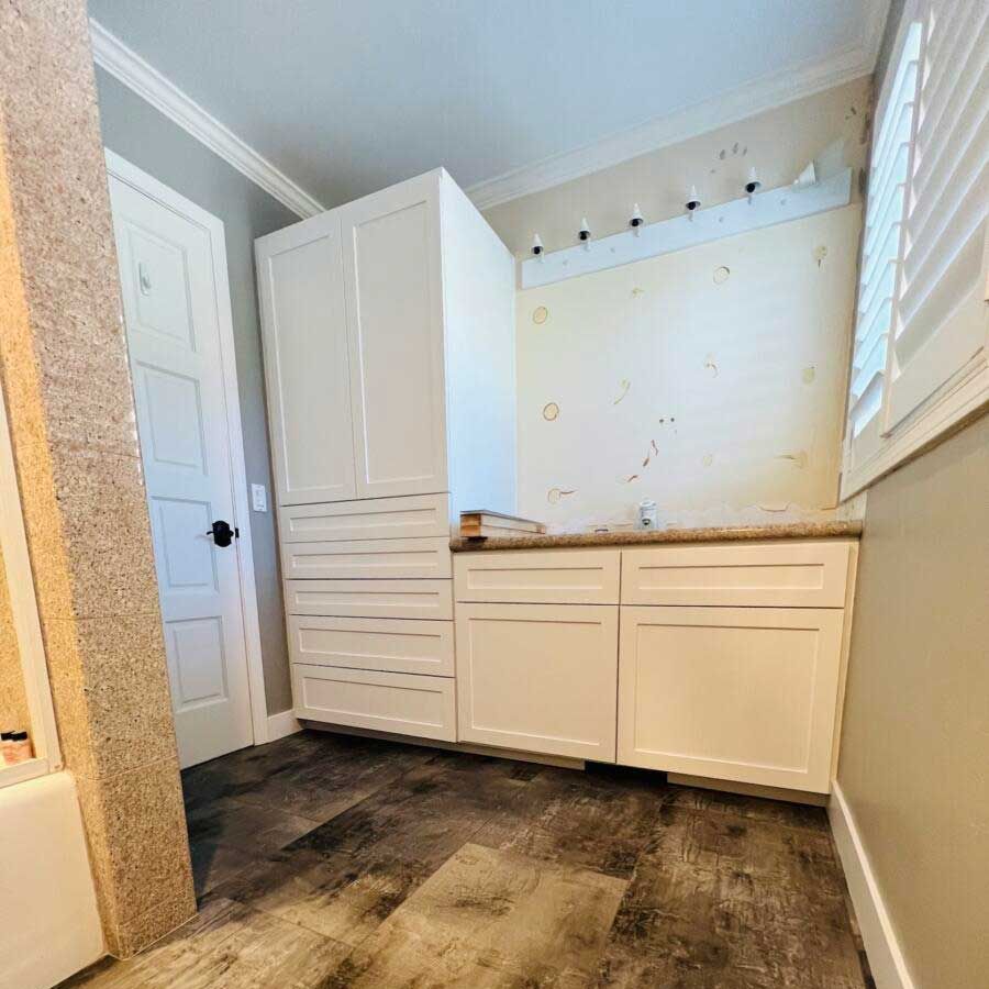 Before Painting the Room — Carmel Valley, CA — Luxury Custom Painting
