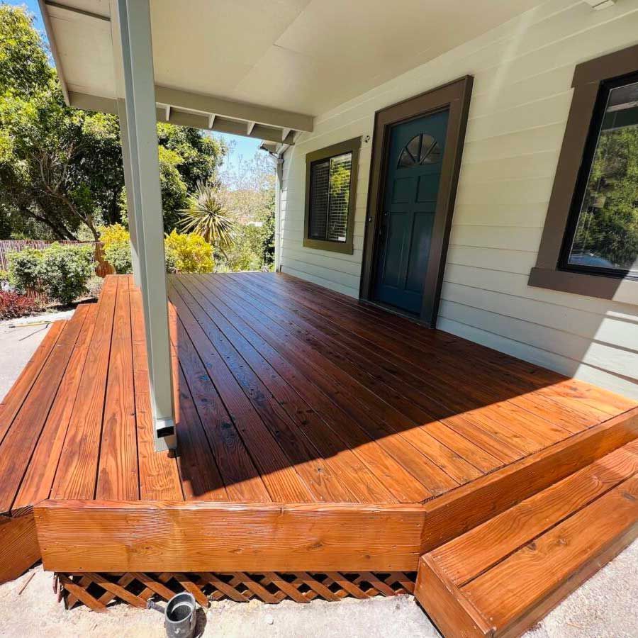 Beautiful Deck — Carmel Valley, CA — Luxury Custom Painting