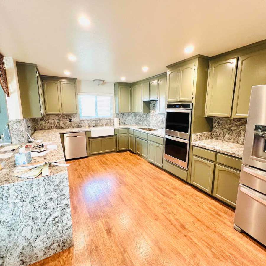 Clean Kitchen — Carmel Valley, CA — Luxury Custom Painting