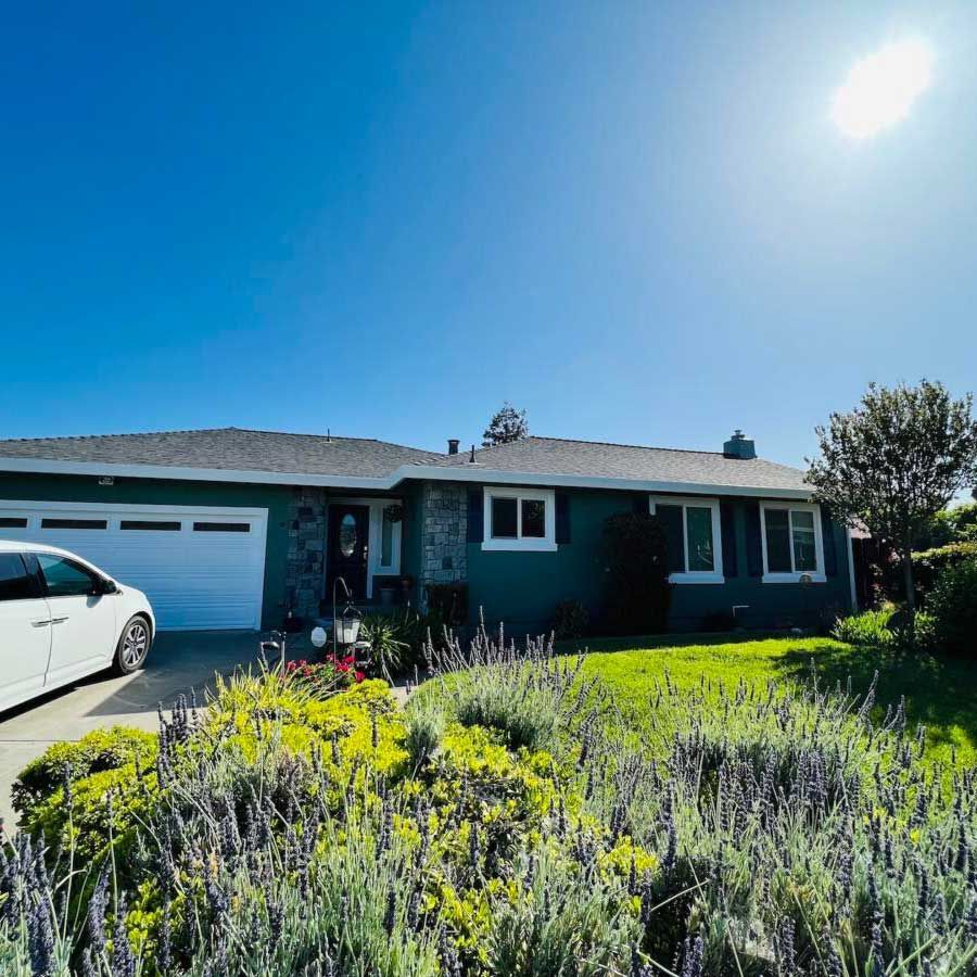 House with Lawn — Carmel Valley, CA — Luxury Custom Painting