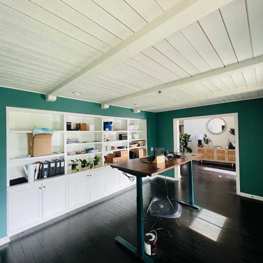 Workstation at Home — Carmel Valley, CA — Luxury Custom Painting
