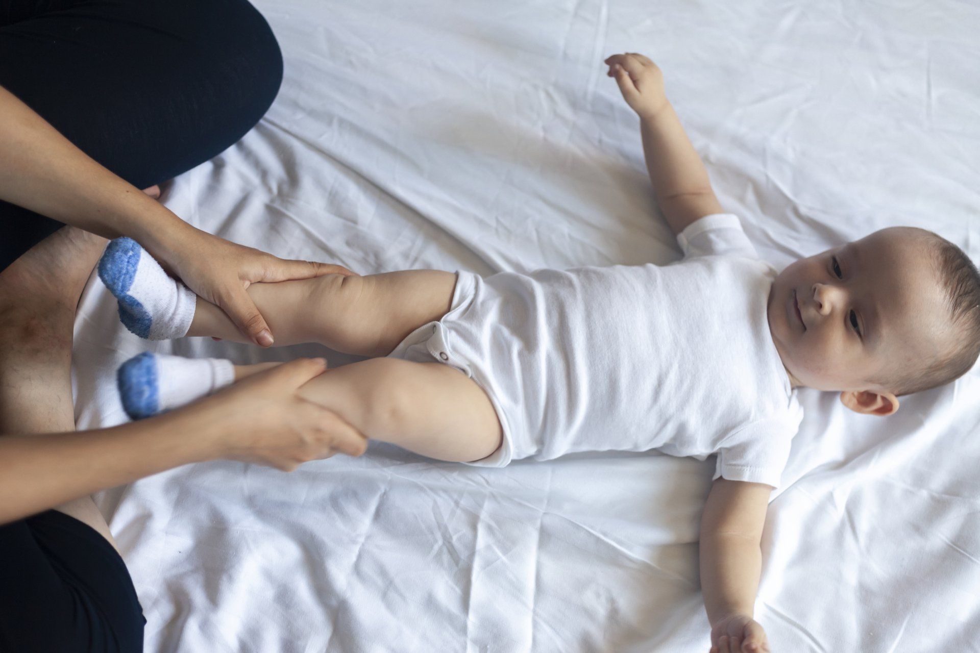A Baby Having A Massage — Powell, Ohio — Dublin Family PT