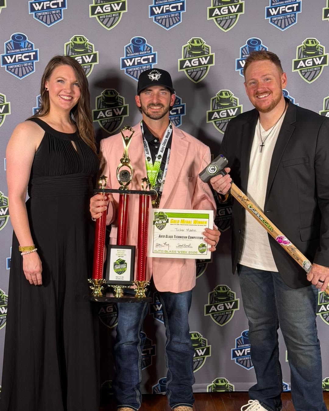 Tucker Martin - 2026 Auto Glass Week Technician Competition Champion