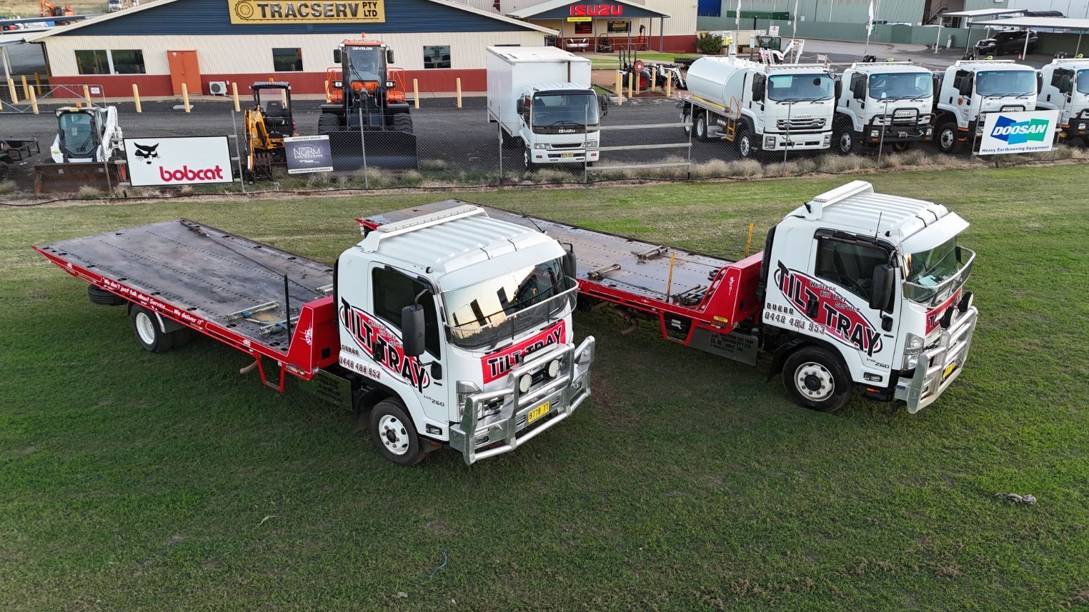 Transporting Containers on Site — Towing in Cobar, NSW