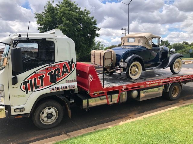 Worksite on Tow Truck — Towing in Dubbo, NSW