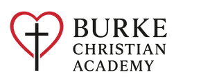 Burke Academy The burke academy logo is blue on a white background
