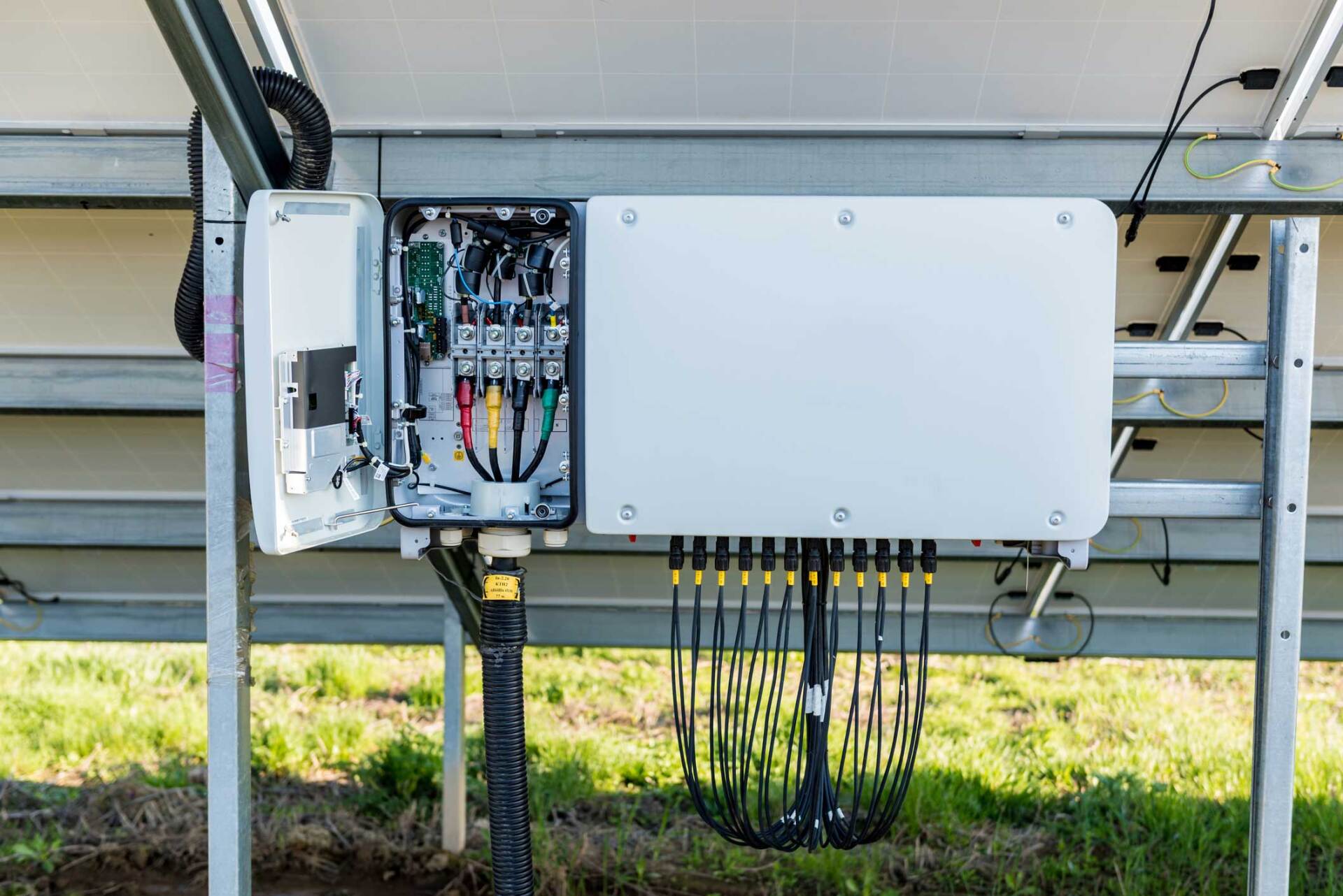 Opened solar inverter | Wingham, NSW | KMF Electrical & Solar