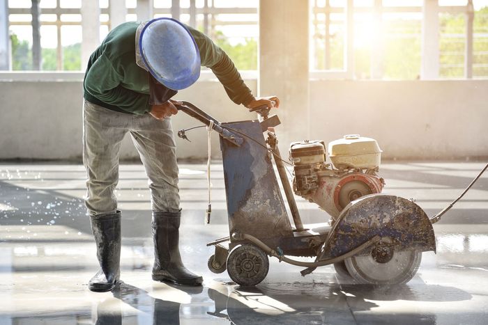Guy Operating A Machine | Salt Lake City, UT | Walsh Concrete Cutting Specialists