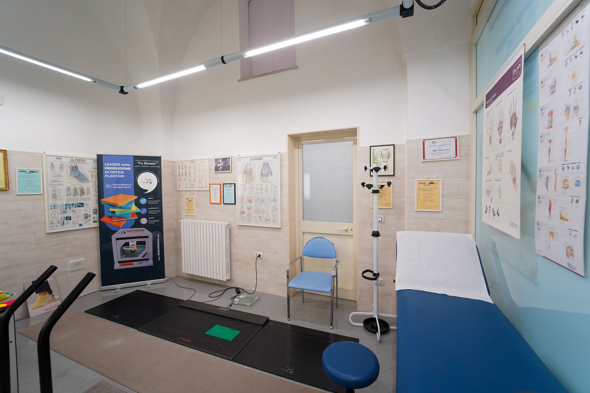interno del laboratorio ortopedico