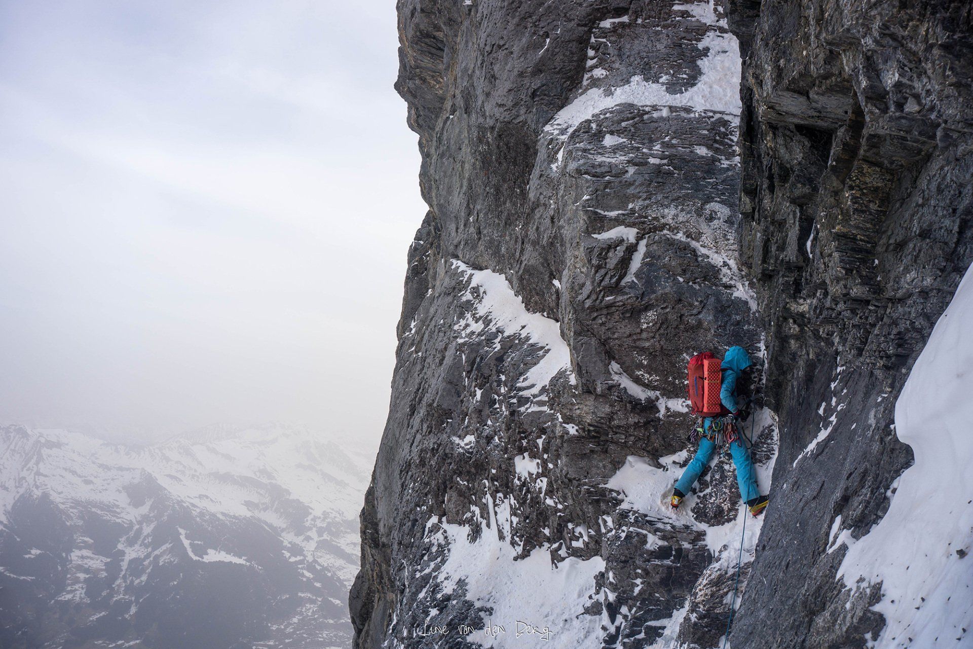Fay Manners - British Alpinist - Eiger North Face