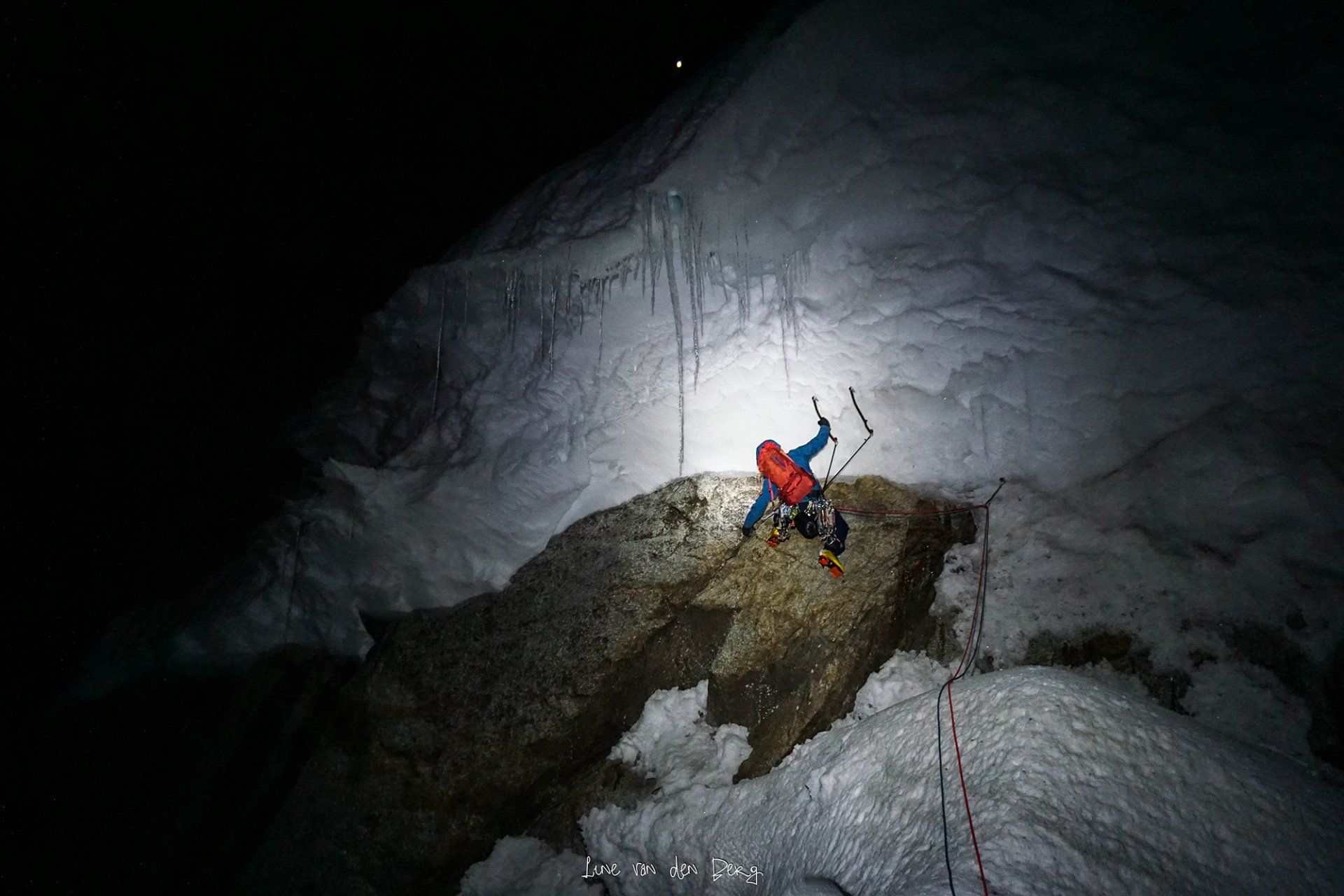 Fay Manners - British Alpinist - Phantom Direct, Grandes Jorasses