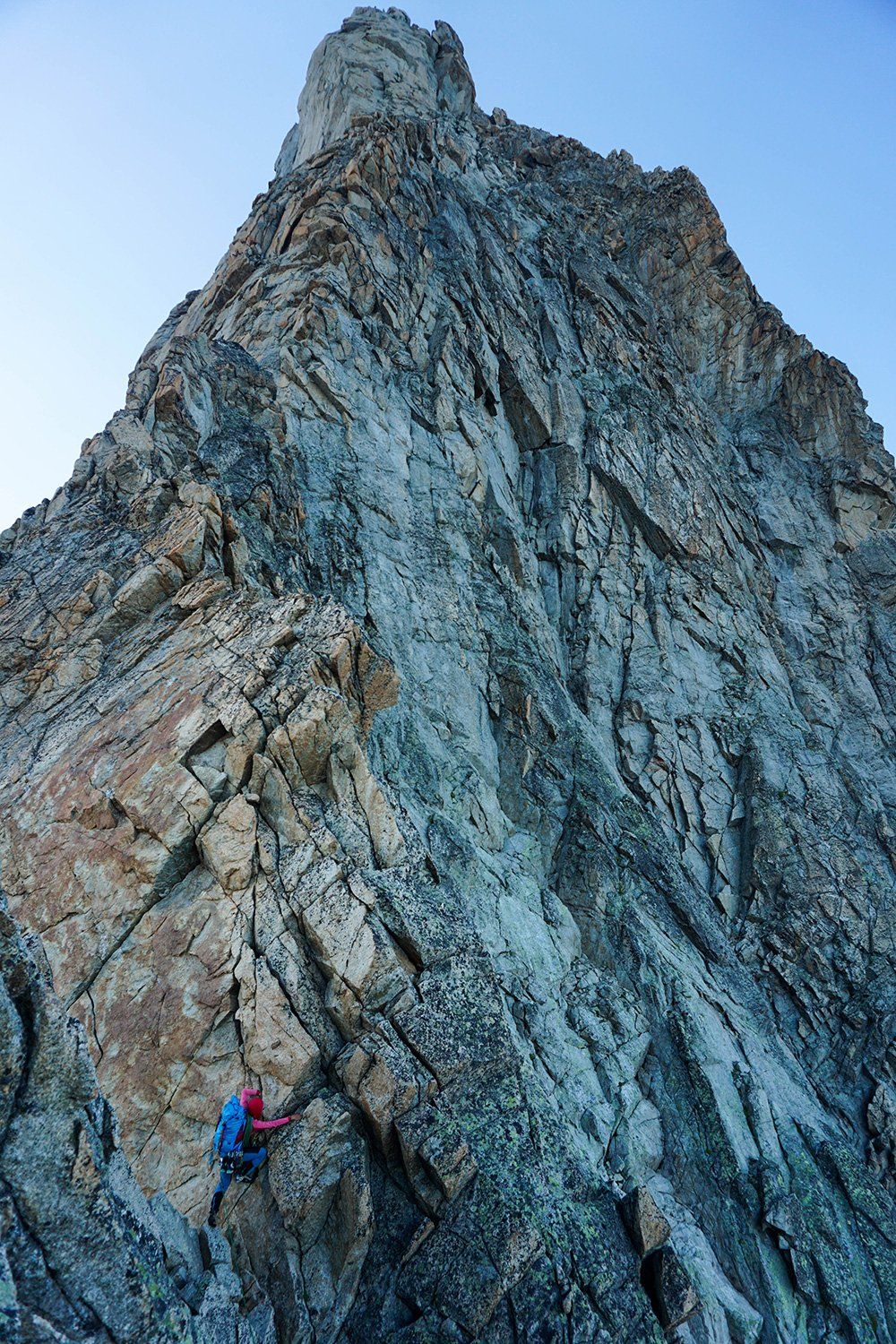 Fay Manners - British Alpinist -  Peuterey Integral, Mont Blanc