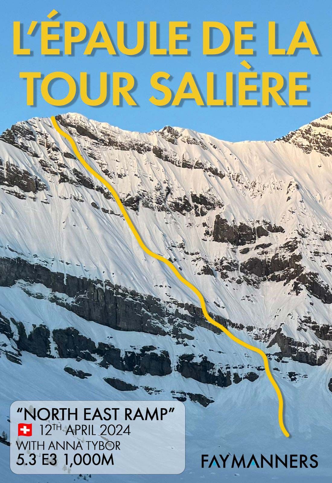 Fay Manners - Topo - l'epaule de la tour saliere