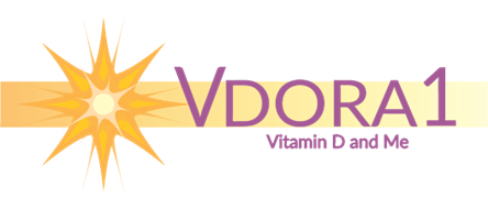 Logo with a stylized sun and text