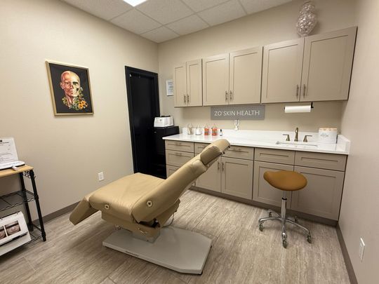 Treatment room at Skin & Soul Med Spa Seabrook